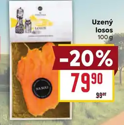 Billa Uzený losos nabídka