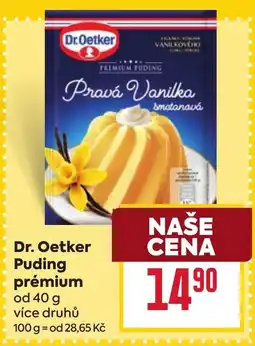 Billa Dr. Oetker Puding prémium nabídka