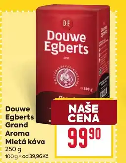 Billa Douwe Egberts Grand Aroma Mletá káva nabídka