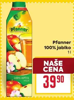 Billa Pfanner 100% jablko nabídka