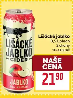Billa Lišácké jablko nabídka