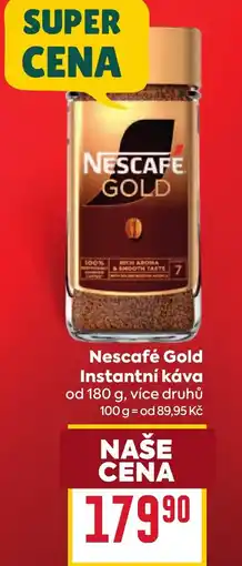 Billa Nescafé Gold Instantní káva nabídka
