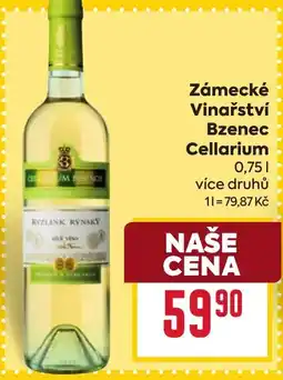 Billa Zámecké Vinařství Bzenec Cellarium nabídka