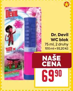 Billa Dr. Devil WC blok nabídka