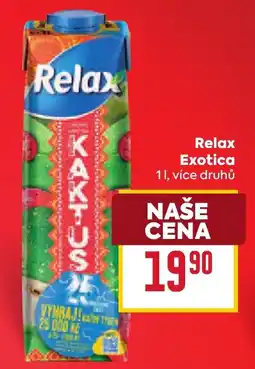 Billa Relax Exotica nabídka