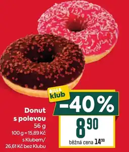 Billa Donut s polevou nabídka