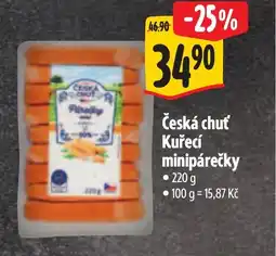 Albert ČESKA CHUT' Kuřecí minipárečky nabídka