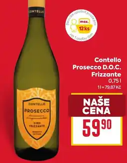 Billa Contello Prosecco D.O.C. Frizzante nabídka