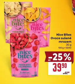 Billa Nice Bites Ovoce sušené mrazem nabídka