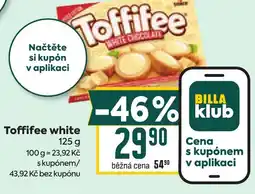 Billa Toffifee white nabídka