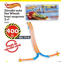 TEDi Závodní auta Hot Wheels hrací souprava 3 v 1 nabídka