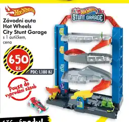 TEDi Závodní auta Hot Wheels City Stunt Garage nabídka