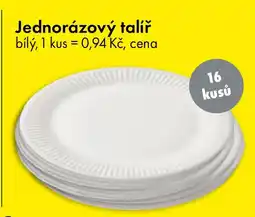 TEDi Jednorázový talíř nabídka
