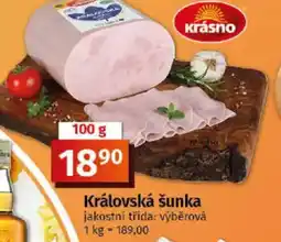 COOP TIP Královská šunka nabídka
