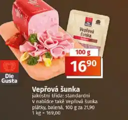 COOP TIP Vepřová šunka nabídka