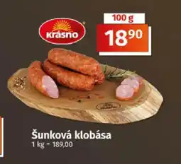 COOP TIP Šunková klobása nabídka