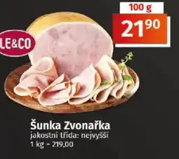 COOP TIP Šunka Zvonařka nabídka
