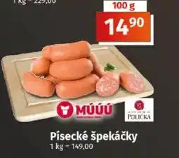 COOP TIP Písecké špekáčky nabídka