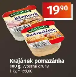 COOP TIP Krajánek pomazánka nabídka