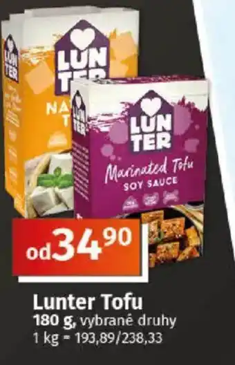COOP TIP Lunter Tofu nabídka