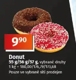 COOP TIP Donut nabídka
