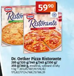 COOP TIP Dr. Oetker Pizza Ristorante nabídka