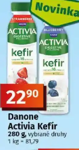 COOP TIP Danone Activia Kefír nabídka