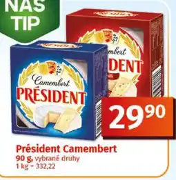 COOP TIP Président Camembert nabídka