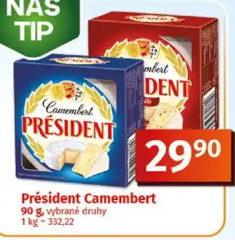COOP TIP Président Camembert nabídka