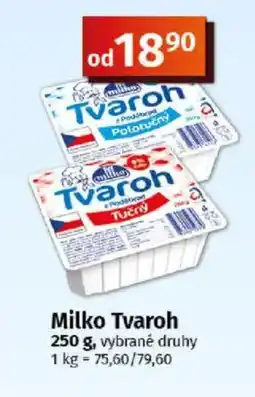 COOP TIP Milko Tvaroh nabídka