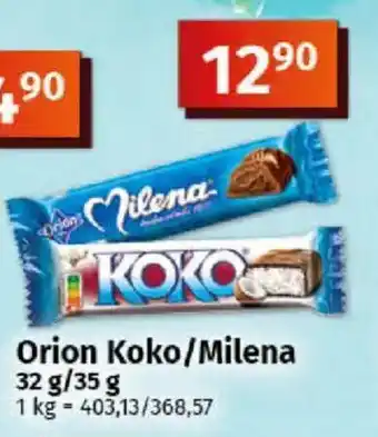 COOP TIP Orion Koko/Milena nabídka