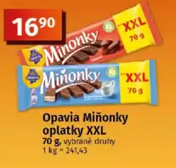 COOP TIP Opavia Miňonky oplatky XXL nabídka