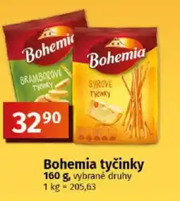 COOP TIP Bohemia tyčinky nabídka
