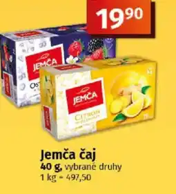 COOP TIP Jemča čaj nabídka