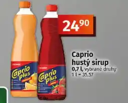 COOP TIP Caprio hustý sirup nabídka