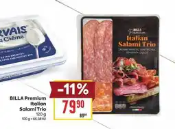 Billa BILLA Premium Italian Salami Trio nabídka
