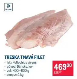 Makro Treska tmavá – filet nabídka