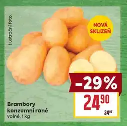 Billa Brambory konzumní rané nabídka