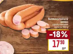 Billa Šunkový točený salám nabídka