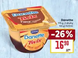 Billa Danette Twix nabídka