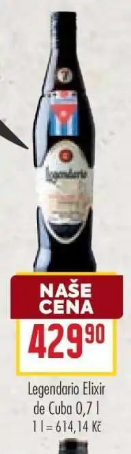 Billa Legendario Elixir de Cuba 0,7 l nabídka