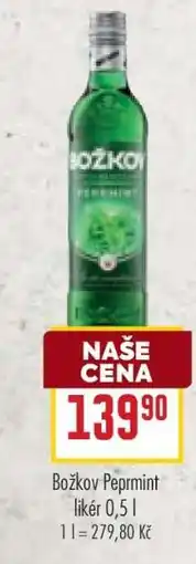 Billa Božkov Peprmint likér 0,5 l nabídka