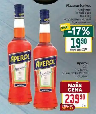 Billa Pizza se šunkou a sýrem nabídka