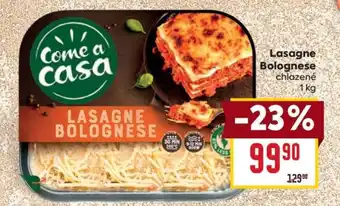 Billa Lasagne bolognese nabídka