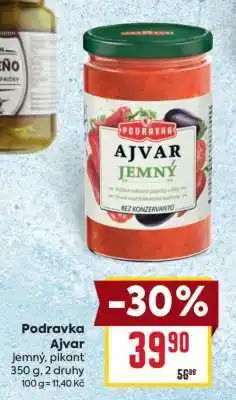 Billa Podravka Ajvar nabídka