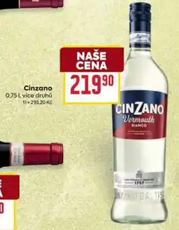 Billa Cinzano Vermouth Bianco nabídka