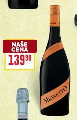 Billa Mionetto Prosecco nabídka