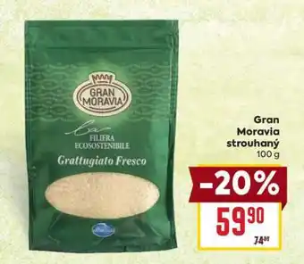 Billa Gran Moravia strouhaný nabídka