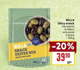 Billa BILLA Olivy snack nabídka