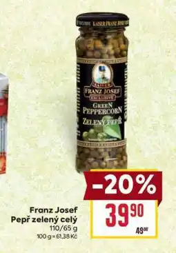 Billa Franz Josef Pepř zelený celý nabídka